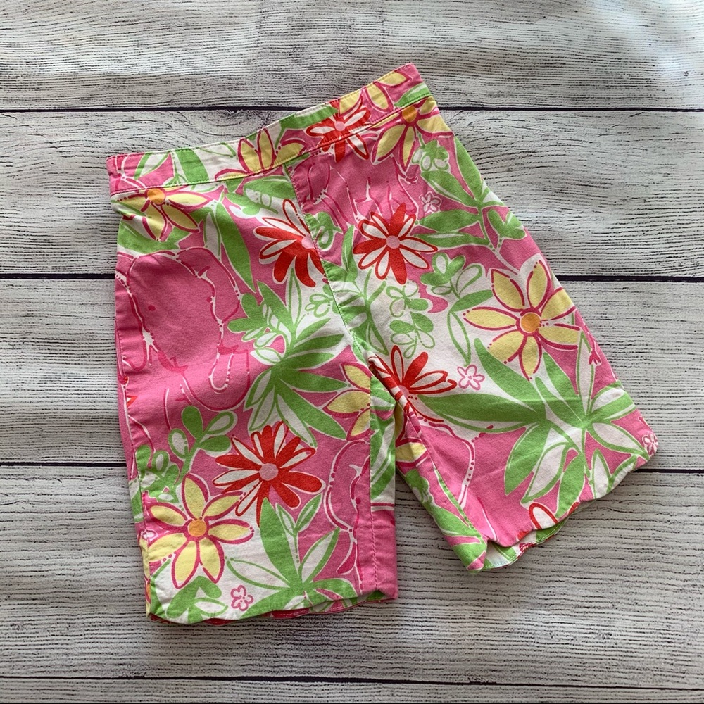 Lilly Pulitzer Elephant Pants/Crops 6 - 12 Months